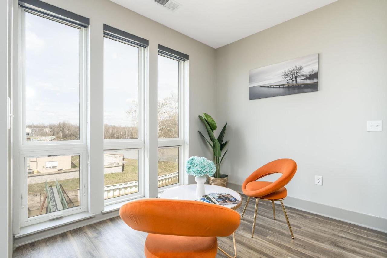Stylish 1Br Apartment With View Indianapolis Kültér fotó